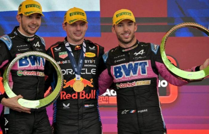 Two Alpines in the top 3 of the Brazilian Formula 1 Grand Prix, returned to Verstappen