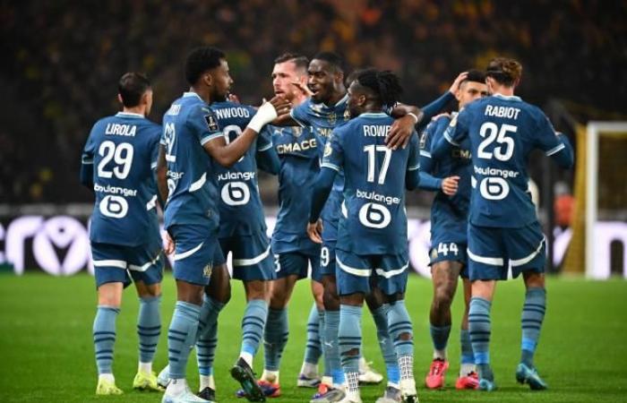 OM relaunch in Nantes and become the new runner-up to PSG in Ligue 1