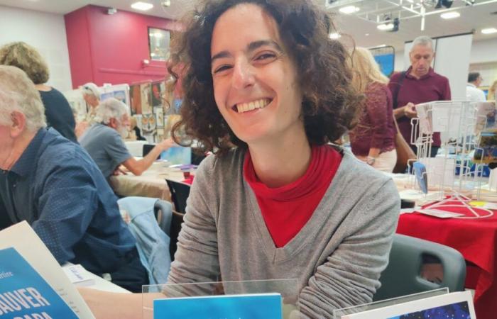 The author Blanche Martire, a sensitive pen for “Save Dad” at the La Ciotat Book Fair