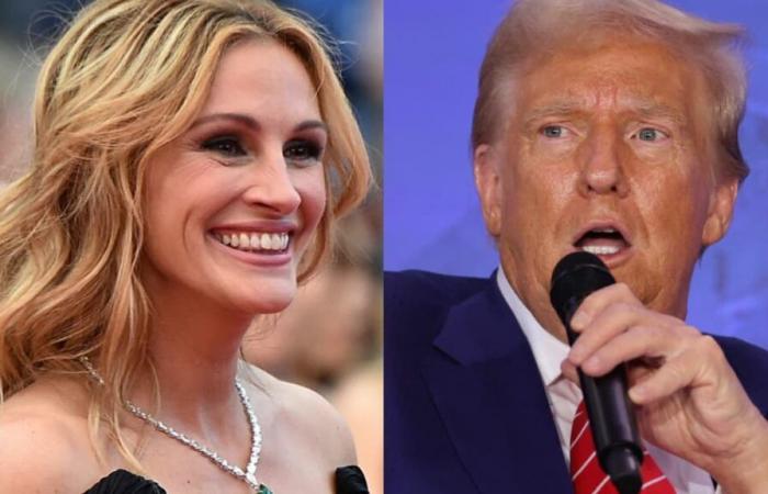 Trump angry with Julia Roberts who calls on women to vote for Harris