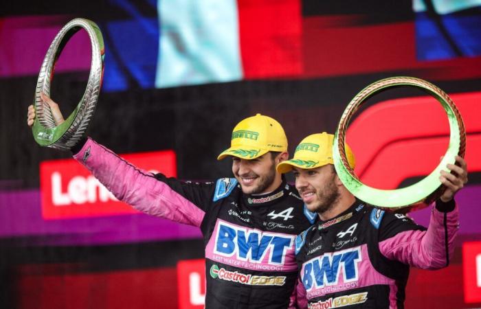 the French Ocon and Gasly on the podium!