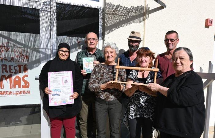 Bagnols-sur-Cèze: “Traces de vie”, the hand-bound book created on the basis of exchanges at the House of Solidarity Alternatives