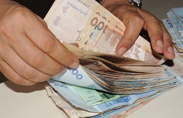 Depreciation of the dirham against the euro and appreciation against the dollar