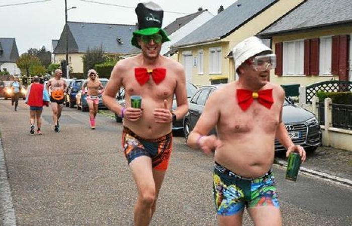 In Ille-et-Vilaine 125 runners on the starting line in underwear