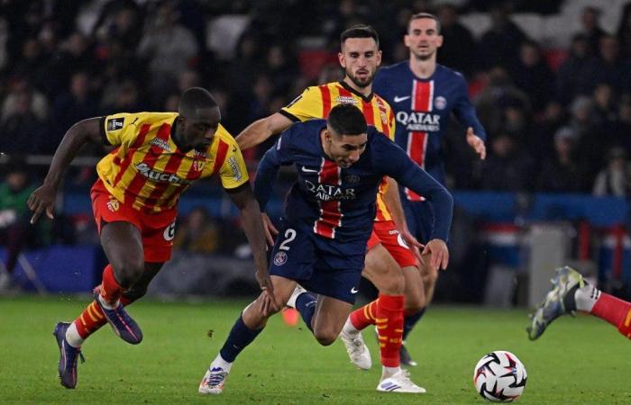 With the participation of Hakimi, Paris Saint-Germain beats Lance in “Ligue 1”