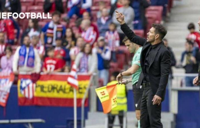 Simeone: “The footballers who run the most play, and the one who doesn’t run plays the least”