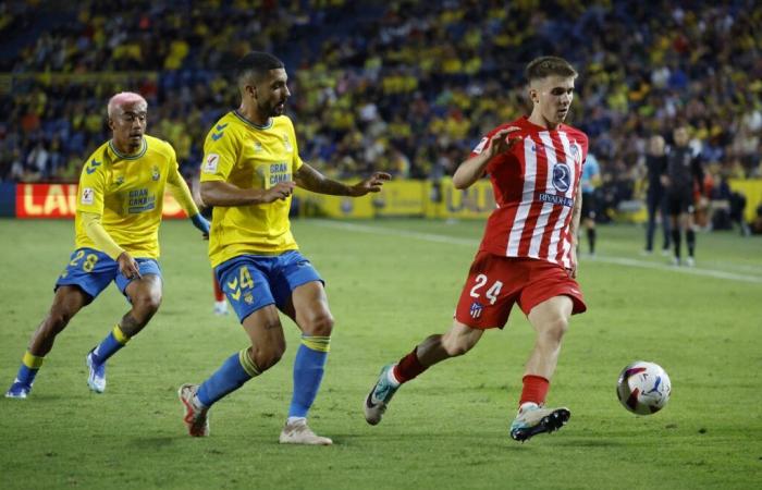 Live broadcast of the Atletico Madrid and Las Palmas match in the Spanish League