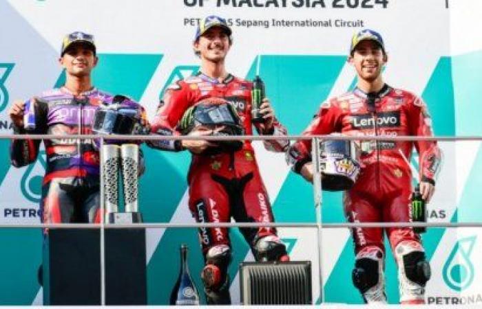 Malaysian GP: Bagnaia wins, the world title will be decided during the last Grand Prix