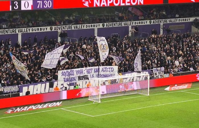 “Wouter buiten” and anti-Renard banners despite the big victory: the Anderlecht ultras booed by the rest of the supporters! – All football