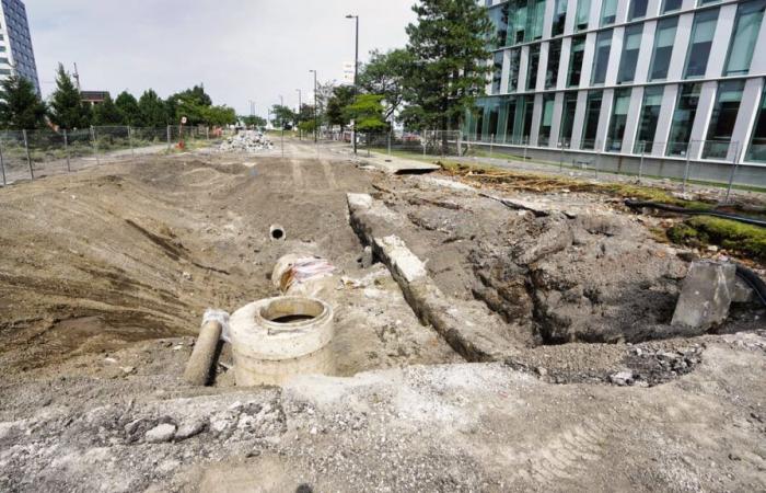 Repair of René-Lévesque due to the geyser: the road closes… but not for cyclists