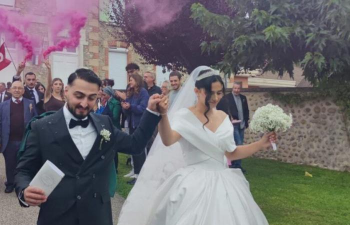 In pictures. Long live the bride and groom! They said “yes” to each other in Isère in October