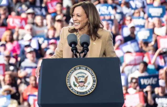 Kamala Harris ahead in a Republican state