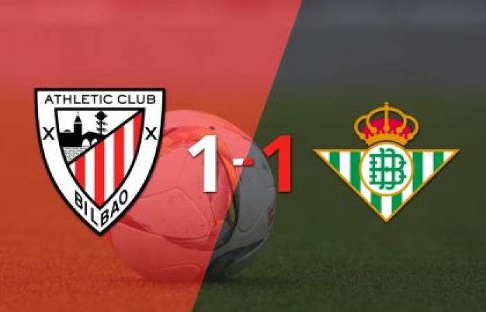 Athletic Bilbao and Betis equalized 1 to 1 | Spanish League