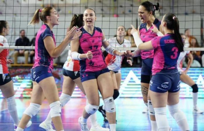 Volleyball – Women’s Elite: Évreux VB continues its flawless performance and takes the lead