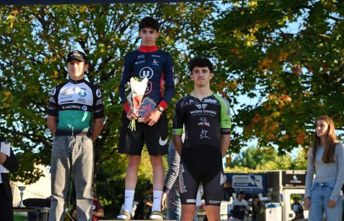 South Gironde – CYCLING — — Anthony Brégière winner of the Douchapt cyclo-cross