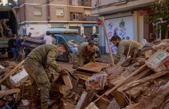 new rains forecast, King Felipe VI and Pedro Sanchez arrived in disaster areas