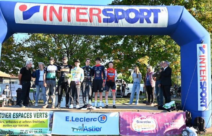 South Gironde – CYCLING — — Anthony Brégière winner of the Douchapt cyclo-cross