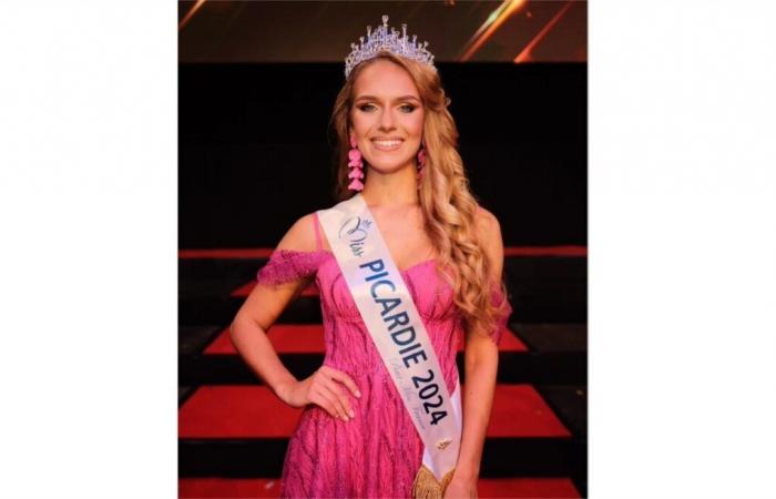 Marina Przadka, Miss Picardie 2024, will be on the Abbeville market on November 7