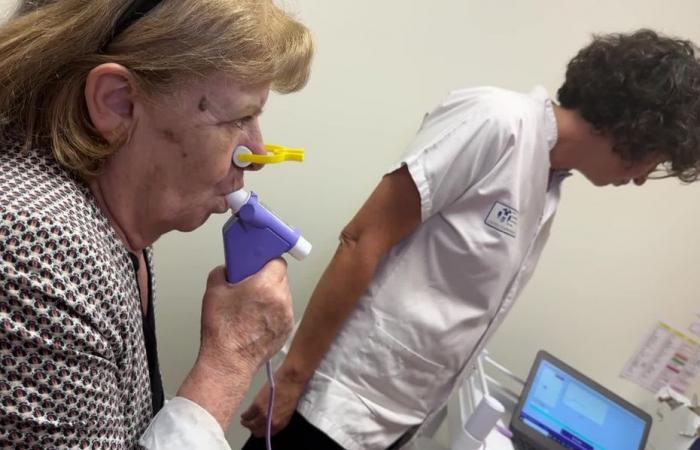 Lung cancer screening organized in a shopping center on the Côte d’Azur