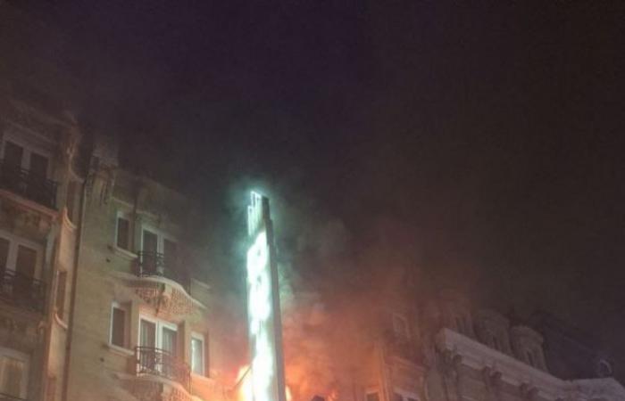 A fire devastates a hotel in the center of Brussels: dozens of people evacuated