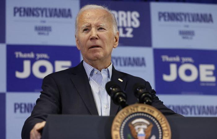 Biden returns to his hometown after a limited campaign role