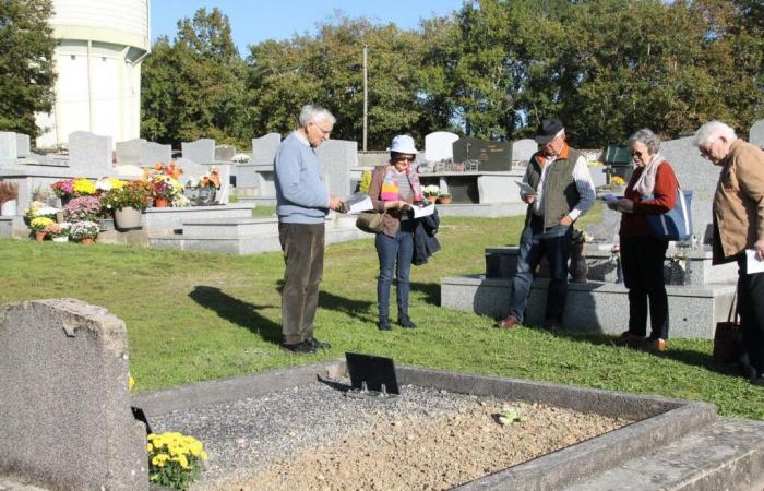 Brossac: a blessing of the graves on All Dead Day