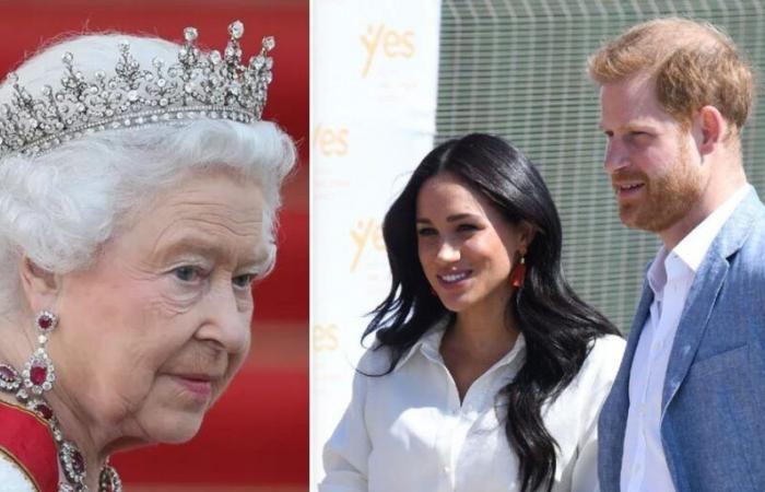 Prince Harry and Meghan Markle’s eviction ‘planned by Queen’ amid Prince Andrew feud