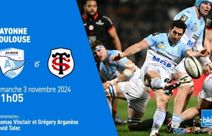 LIVE – Top 14: follow the clash between Aviron Bayonnais and Stade Toulousain on France Bleu Pays Basque