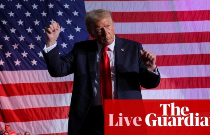 Frantic campaigning by Trump amid Iowa poll shock – US election live updates | US news