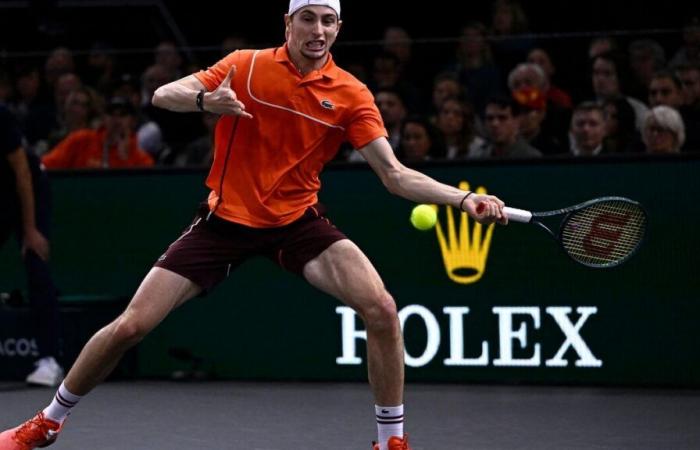 Rolex Paris Masters: physically blunted, Ugo Humbert collapses in the final against Alexander Zverev