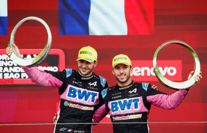 Ocon, Gasly hail “incredible” double Alpine podium after “tough season”