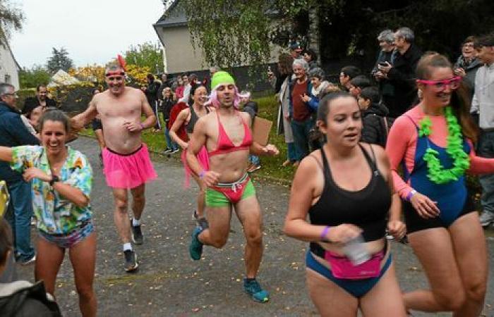 In Ille-et-Vilaine 125 runners on the starting line in underwear