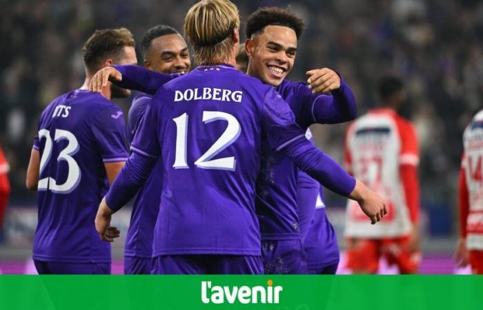 Anderlecht revives in the league by crushing a weak Kortrijk team