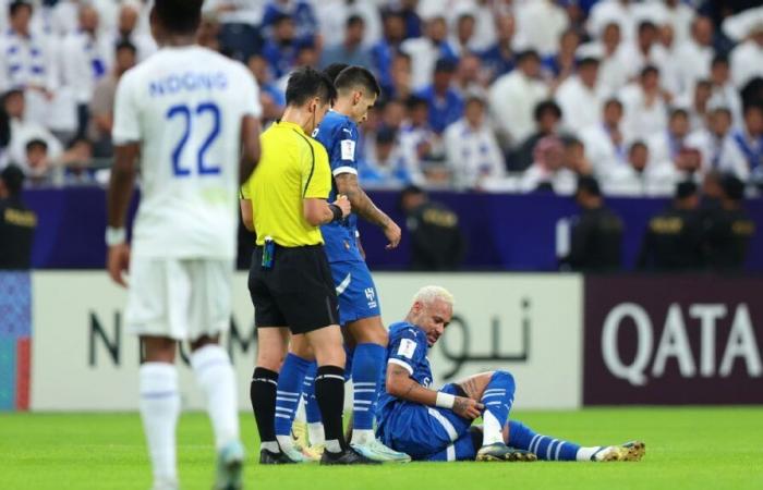 Neymar subbed off with injury after coming on for Al Hilal