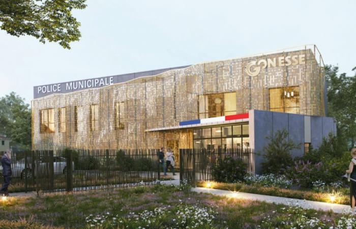 A new municipal police station in Gonesse in 2025