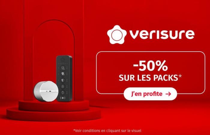 Protect yourself with Verisure by taking advantage of the 50% discount on packs in November