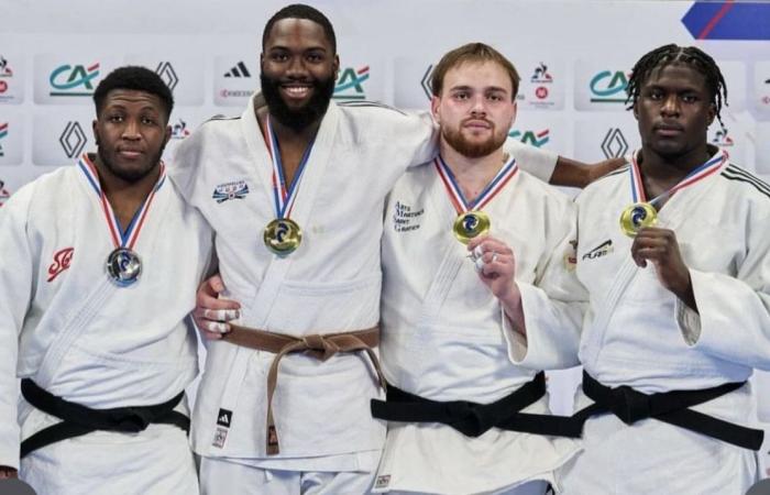 Martinican Angel Gustan is French judo champion in the over 100 kg category