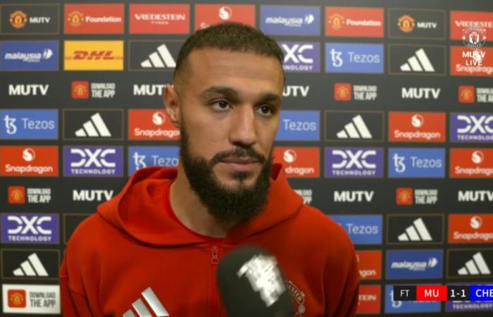 Noussair Mazraoui disagrees with MUTV pundit on Man United vs Chelsea assessment