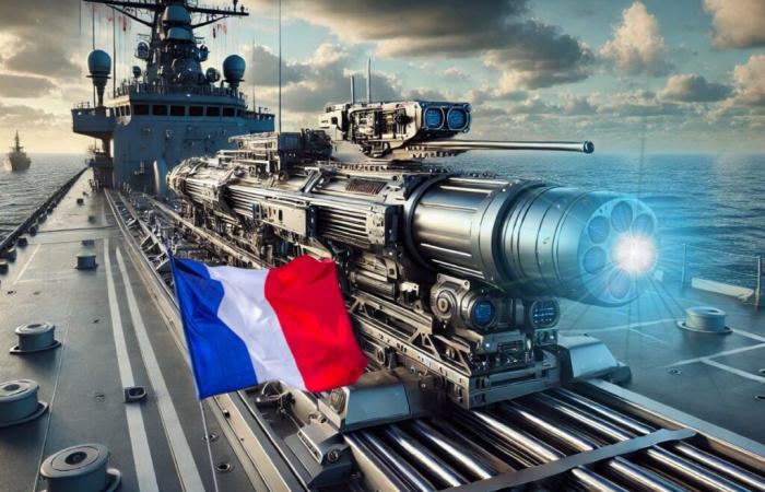 France takes the reins of a new era in naval armament with a revolutionary electromagnetic cannon capable of sending projectiles at Mach 8.7