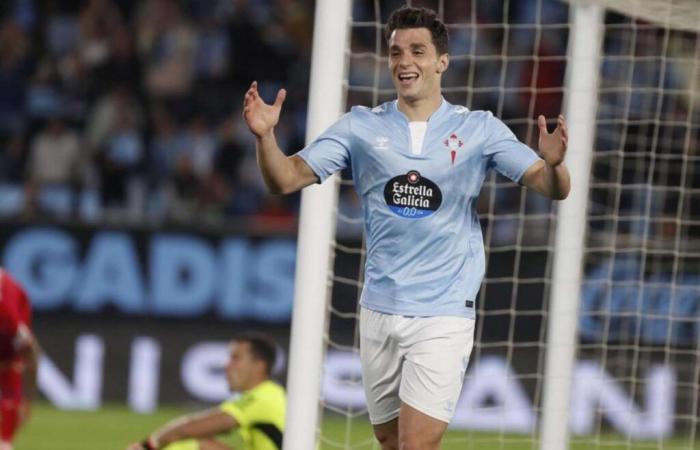 Celta: Douvikas does not miss his appointment with the goal