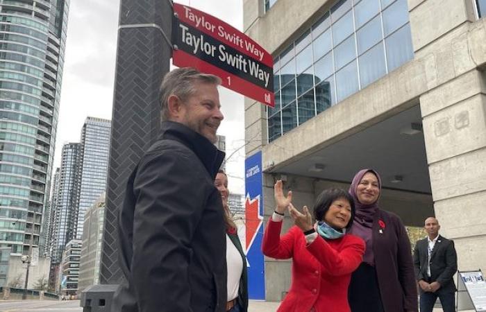 Taylor Swift Walk inaugurated in Toronto | Taylor Swift in Canada