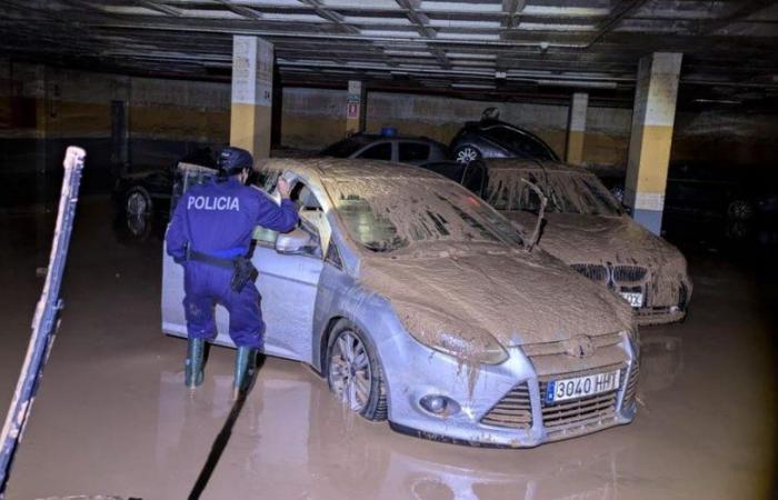 Deadly floods in Spain: “It’s a cemetery…” The completely flooded underground parking lot of a shopping center remains inaccessible