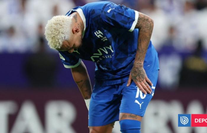 Neymar was injured again after only half an hour of play: they capture the exact moment of his problem | Soccer