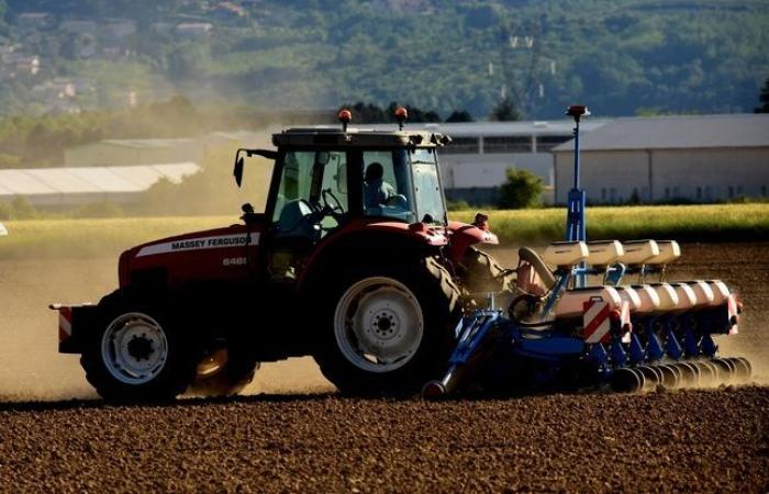 His tractor falls eight meters, a teenager seriously injured