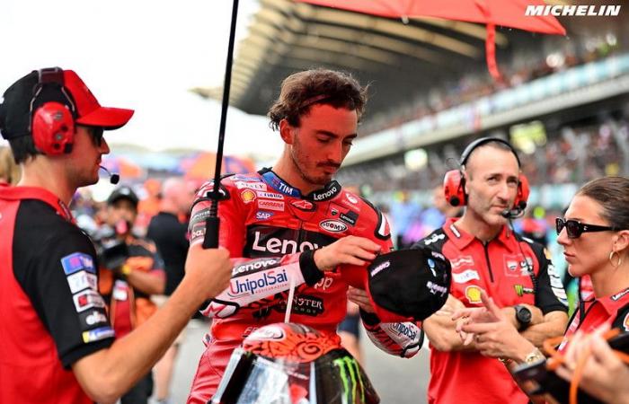 MotoGP Malaysia J3, Debriefing Francesco Bagnaia (Ducati/1): “I'm a healthy guy, a real sportsman, so I don't like this kind of thing”, etc. (entirety)