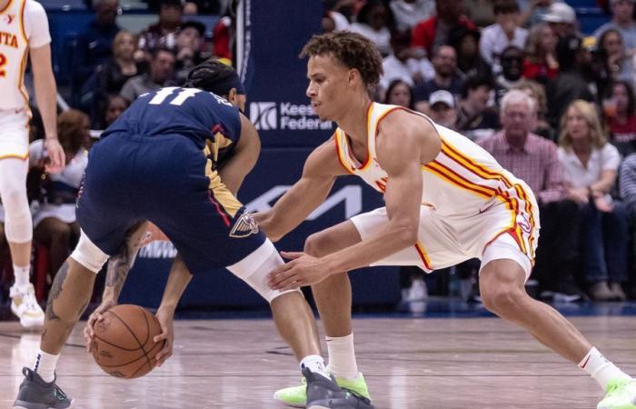 Dyson Daniels denies making gun gesture at Pelicans’ bench