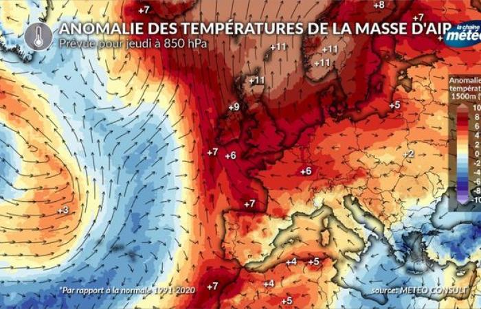 Temperatures: great lasting mildness over France despite inversions