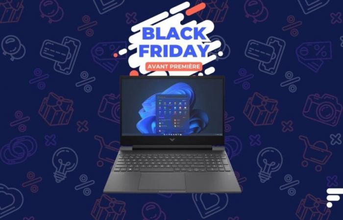 Thanks to the Black Friday preview, the price of this HP gaming laptop with RTX 4060 is reduced by €500