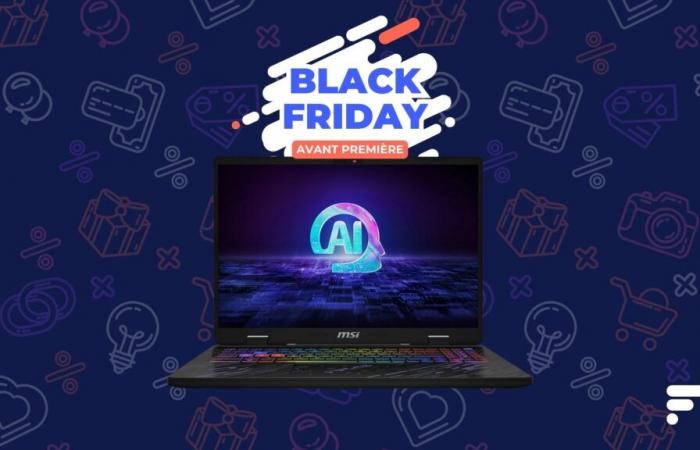 This powerful gaming laptop (RTX 4070 + Ultra 7 with 240 Hz screen) loses €700 of its price for Black Friday preview offers