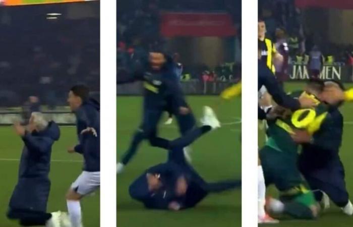 Pure comedy as Jose Mourinho’s knee slide celebration goes wrong after Amrabat’s last-gasp winner in Fenerbahce 3-2 win | Football News